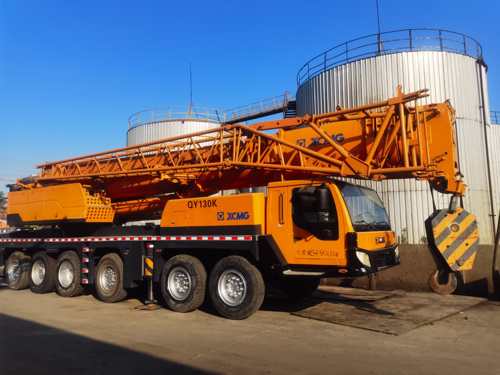 110 ton used truck crane