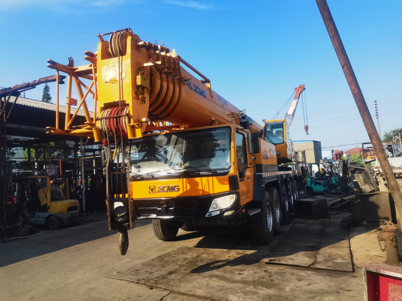 50 ton used truck crane