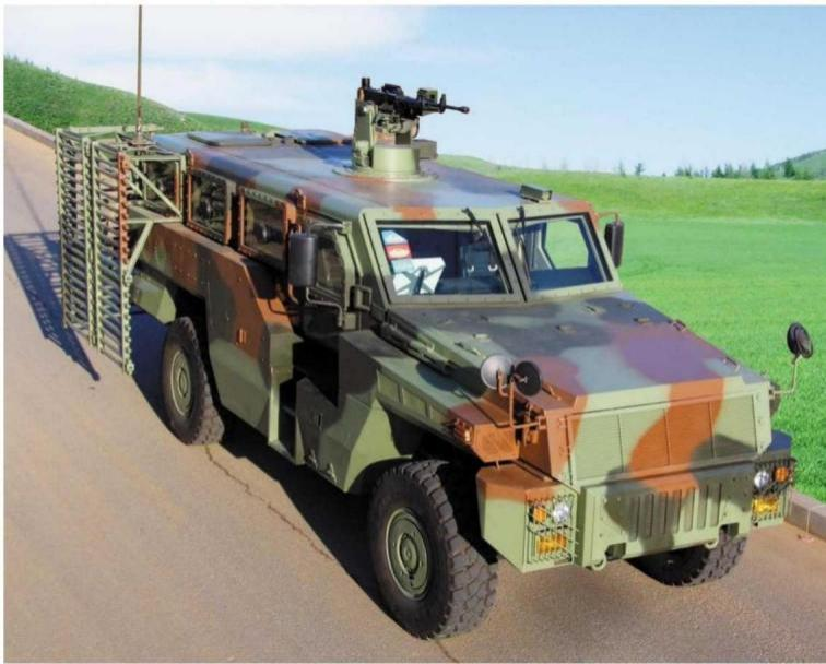 Tianqi 4x4 heavy protective armored vehicle