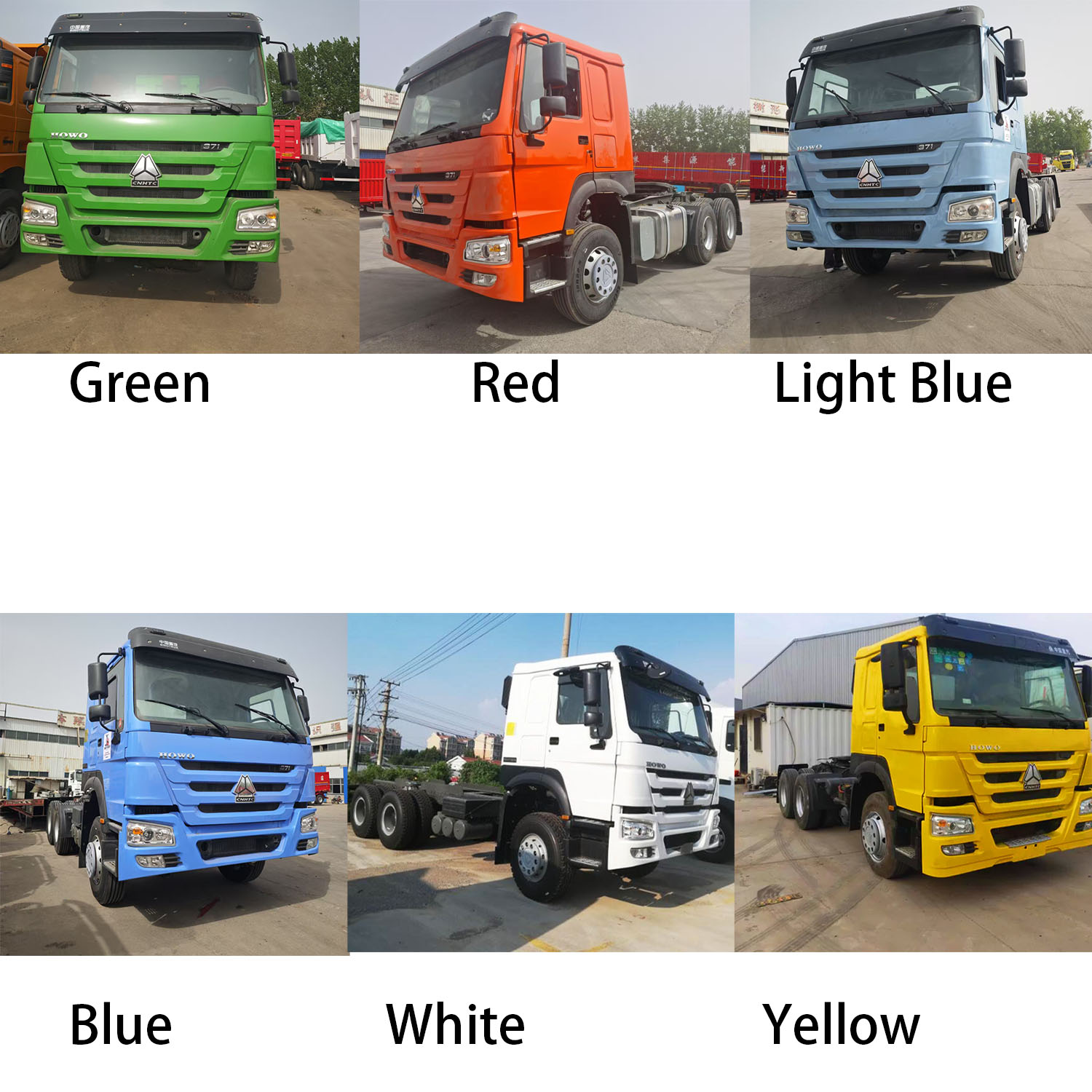 USED SINO TRUCK HOWO 371 HP TRACTOR HEAD FOR SALES