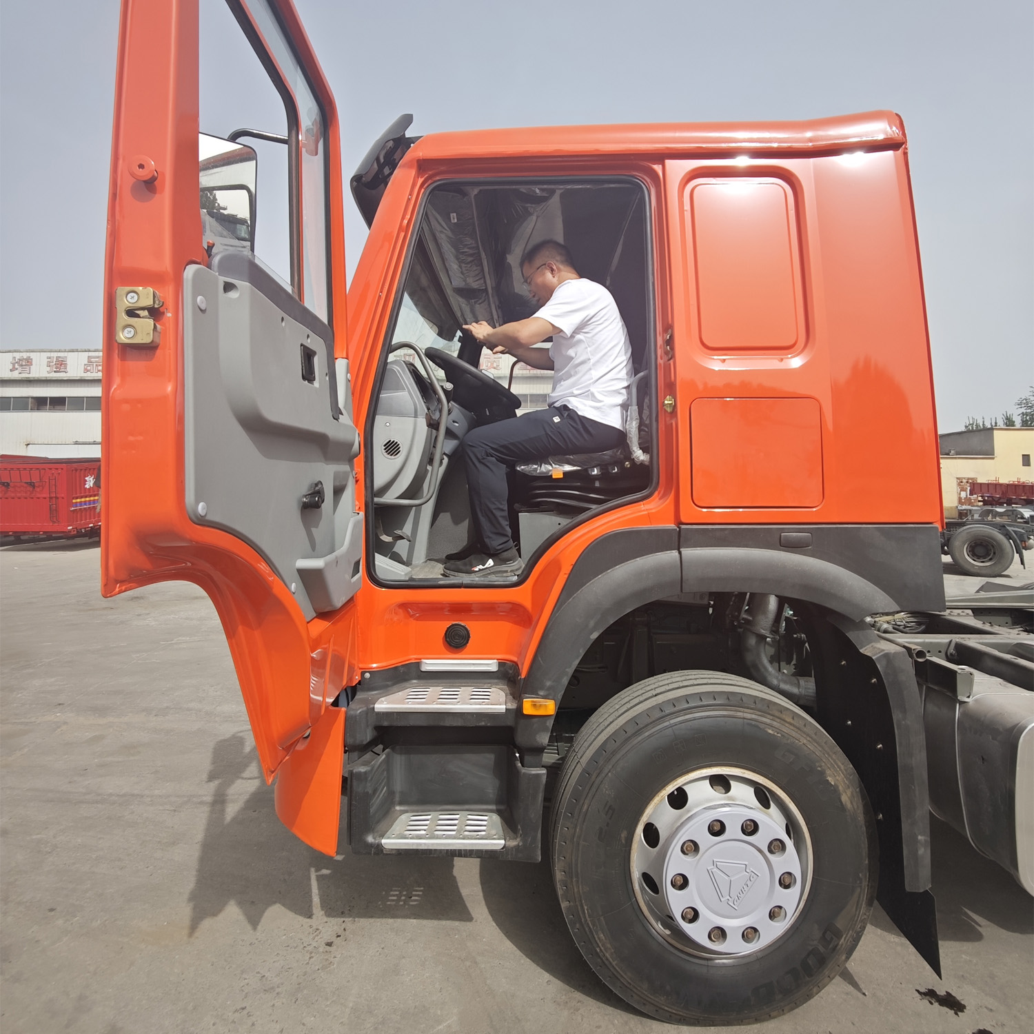 Climb aboard the truck cab for an experience Climb aboard the truck cab for an experience