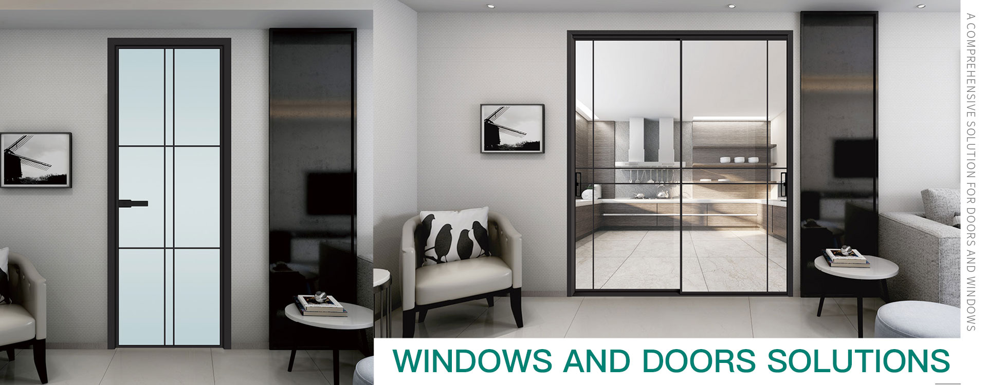 What are the appearance trends in line with modern American aluminum doors and Windows?