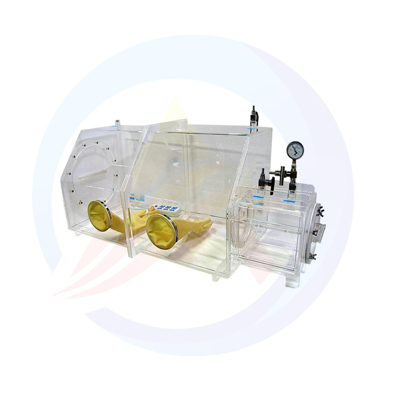 Transparent BenchTop Acrylic Vacuum Glove Box For Lithium Battery