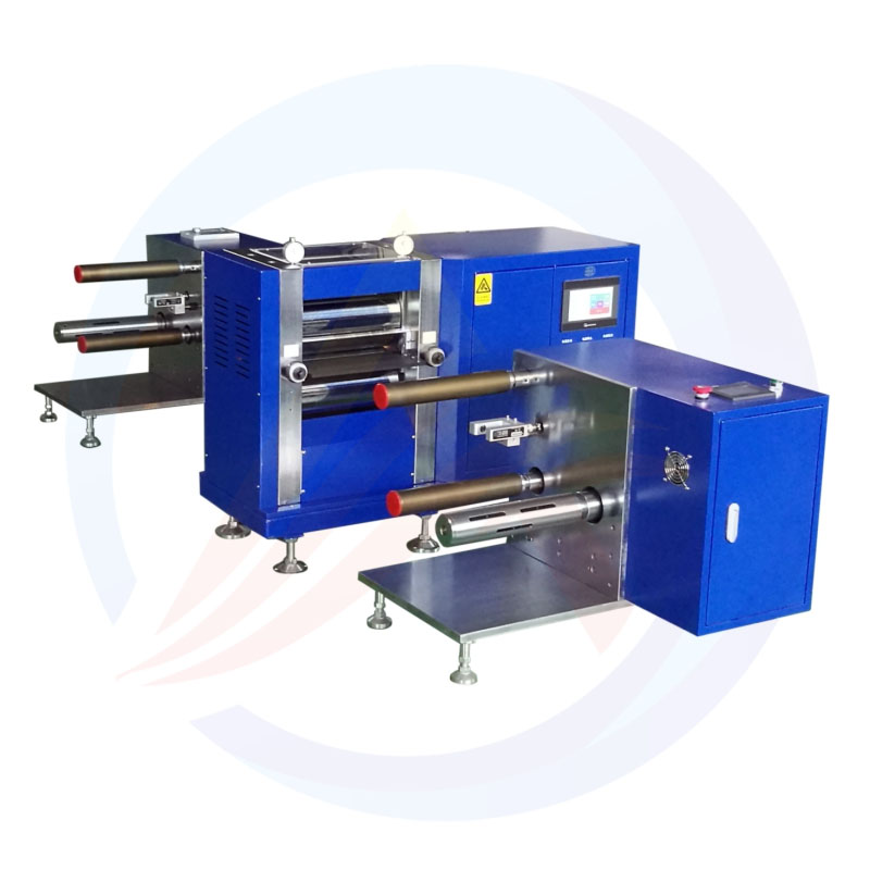 Roll To Roll Hot Roller Press Machine For Electrode Sheet