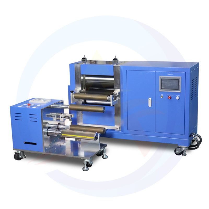 Roll To Roll Hot Roller Press Machine For Electrode Sheet