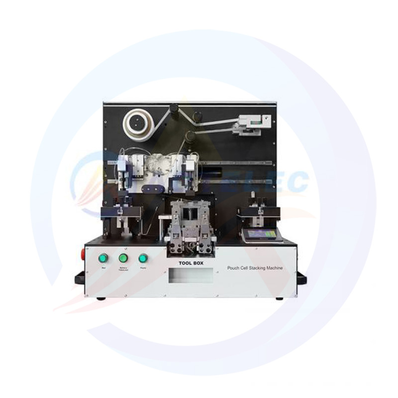 Macchina automatica per l'impilamento degli elettrodi delle celle a sacchetto della batteria al litio a strati