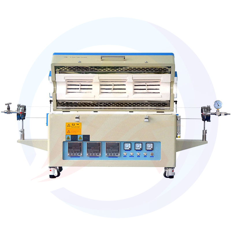 Three Zone Quartz Electric Tube Furnace