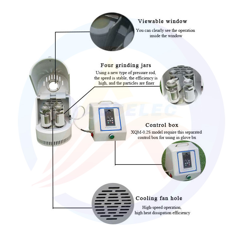 Pabrik Bola Planet Vertikal Lab Pabrik Bola Lab Berkualitas Tinggi Produsen Profesional Mesin