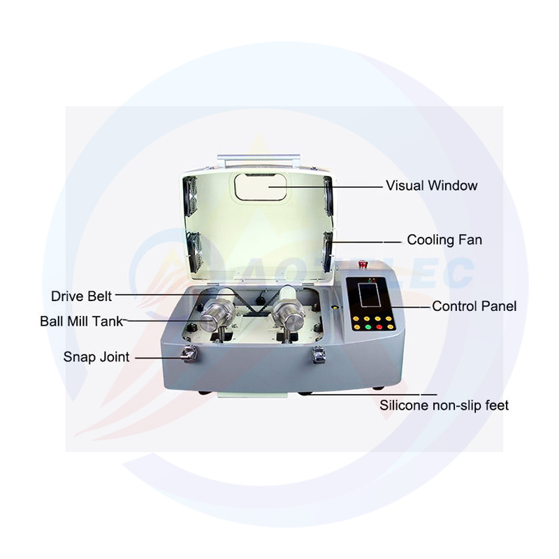 Three Dimensional Vibration Ball Mill For Laboratory Research