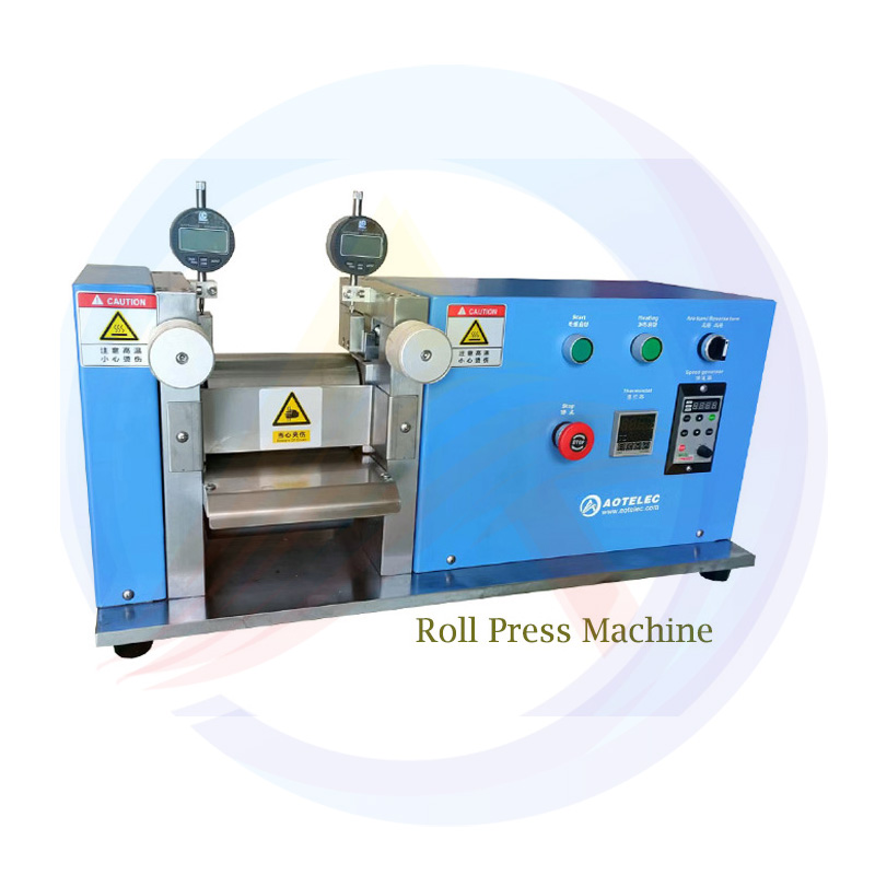 Lab Electric Hot Roll Press Machine with Pressure Display for Rolling Electrode