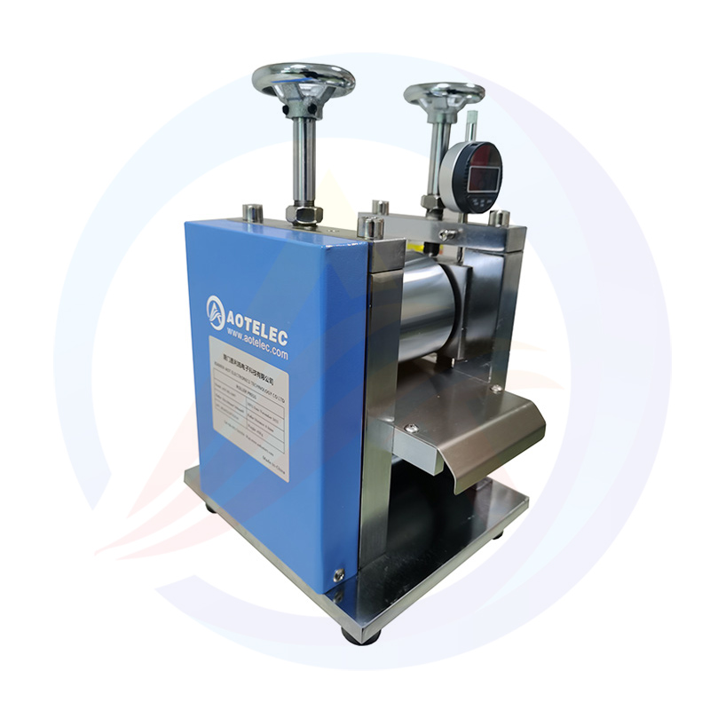 Battery Manual Roller Rolling Press Machine