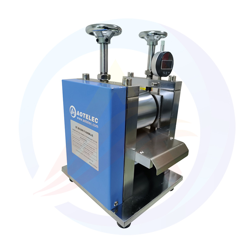 Battery Manual Roller Rolling Press Machine