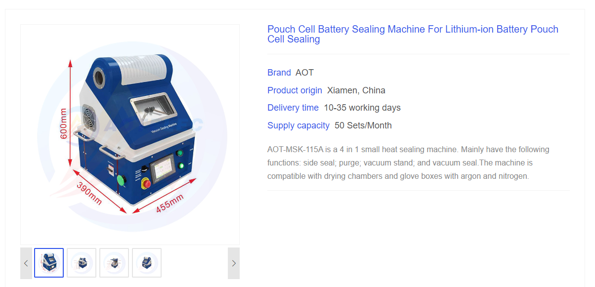 Lithium Battery Sealing Machine