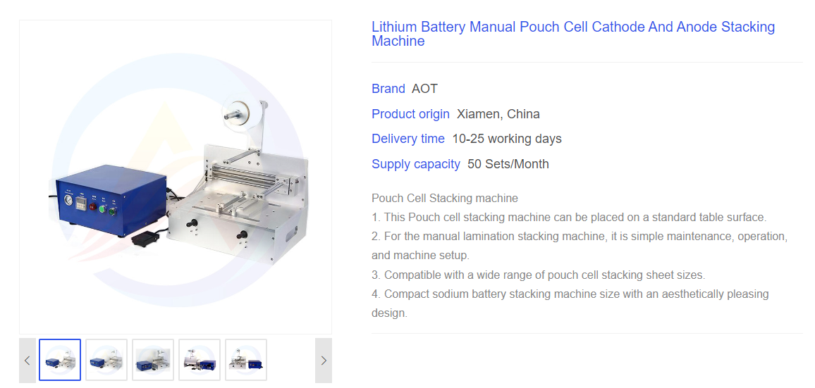 battery stacking machine