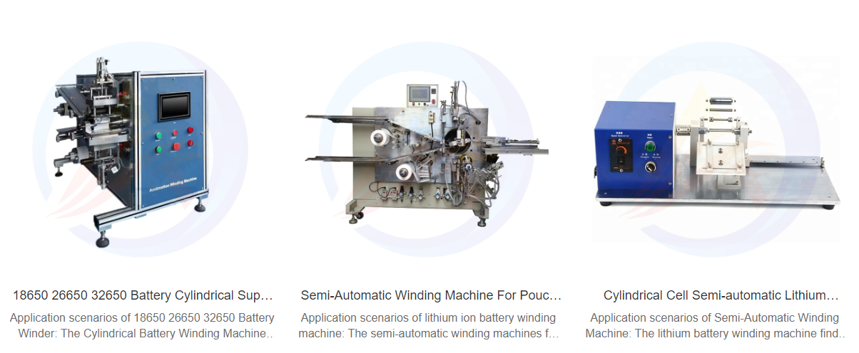 Lithium battery winding machine