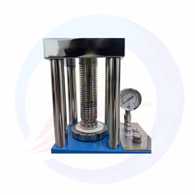 Manual powder tablet press