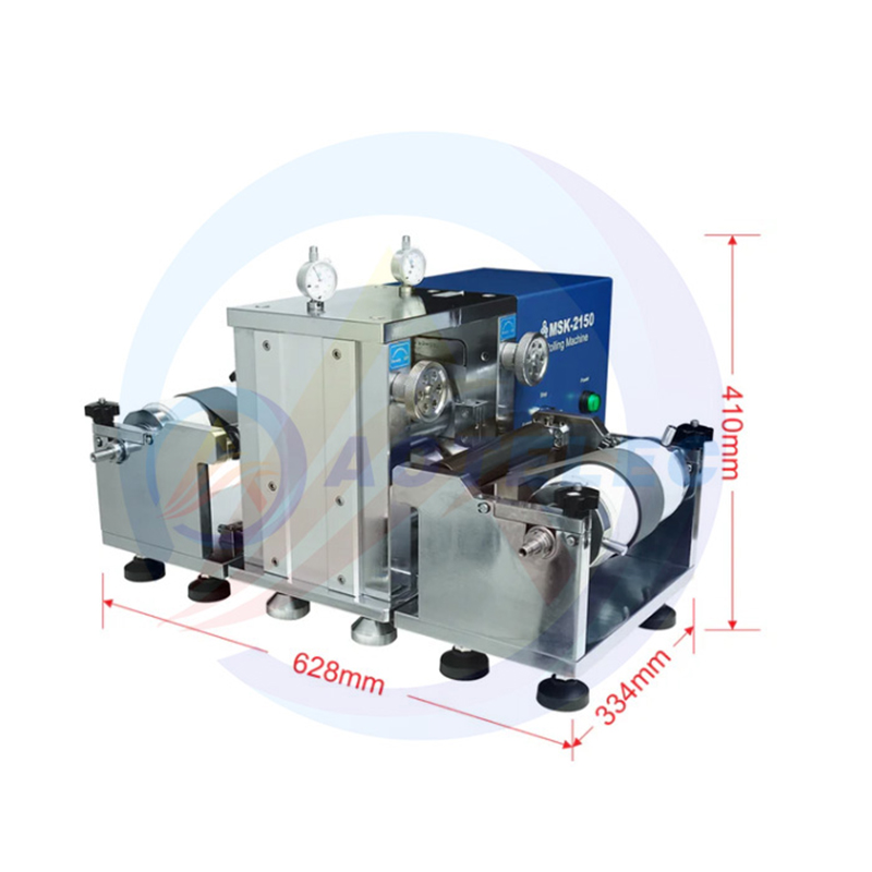 เครื่องรีดเย็นสำหรับอุปกรณ์ห้องแล็บแบตเตอรี่