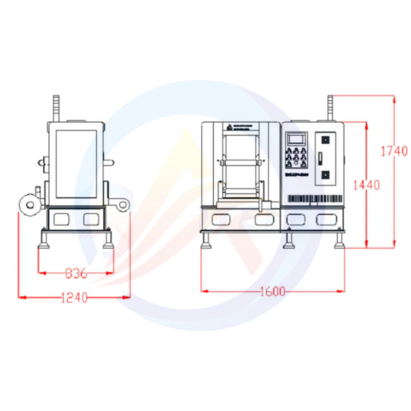 เครื่องรีดควบคุมความดันสูงสุด 100T สำหรับเครื่องรีดแผ่นอิเล็กโทรด