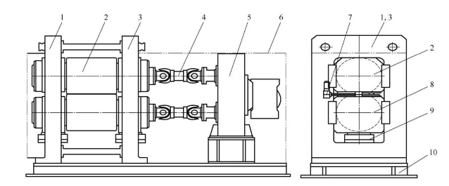 Electrode sheet roller press machine