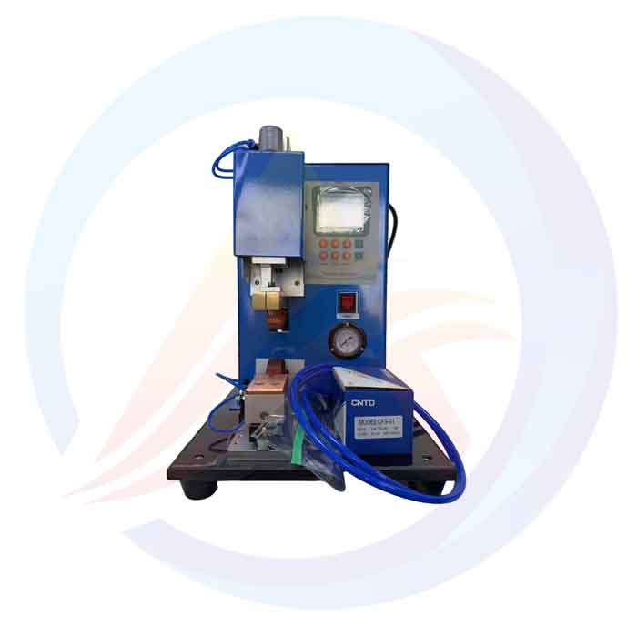 Cylinder Battery Cell Single Point Pneumatic Spot Welder