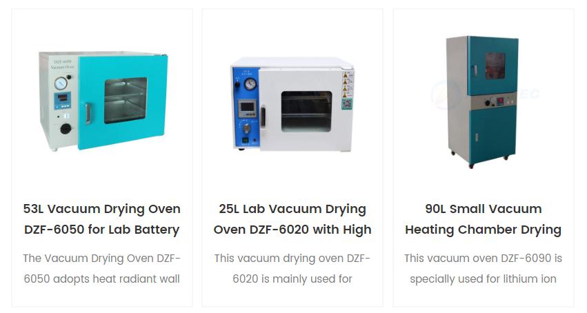 vacuum drying cabinets