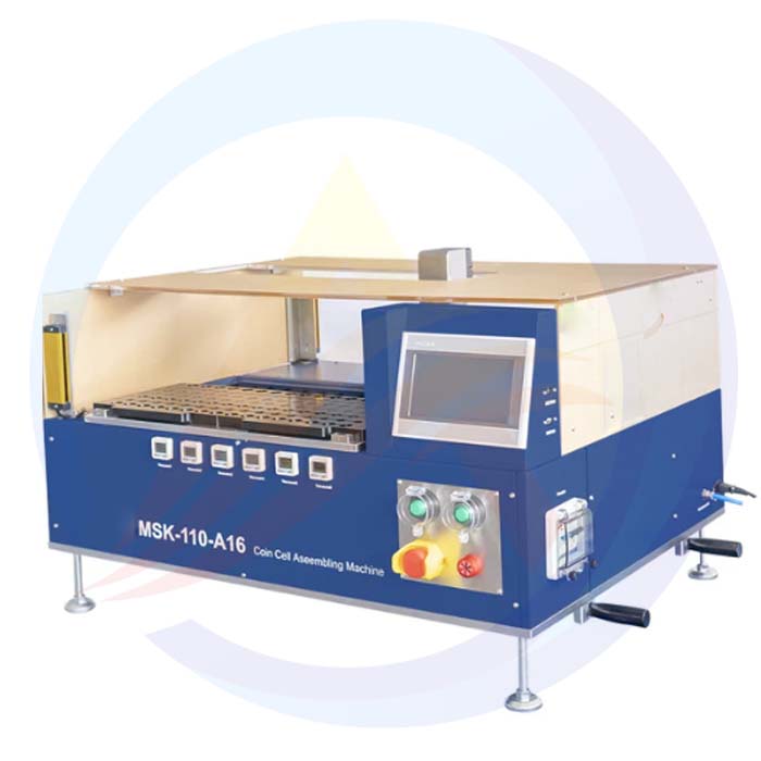 Automatische machine voor het assembleren van knoopcelbatterijen voor CR2016, CR2025 en CR2032