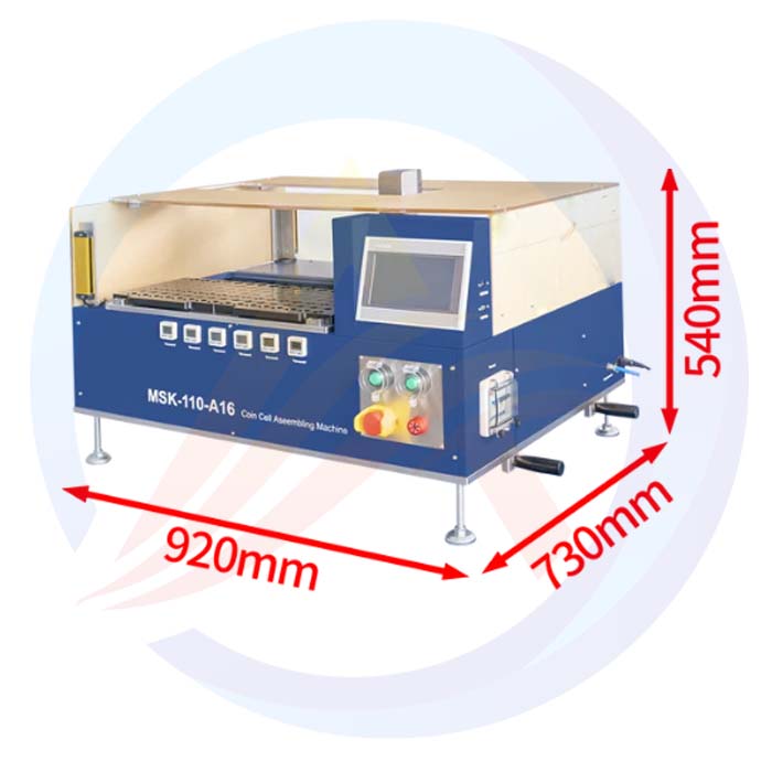 Automatische machine voor het assembleren van knoopcelbatterijen voor CR2016, CR2025 en CR2032