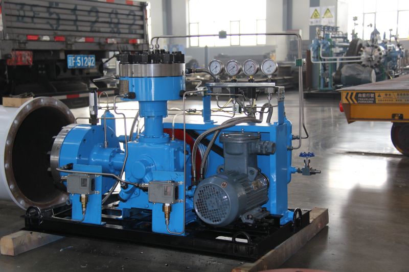 Nitrogen diaphragm compressor