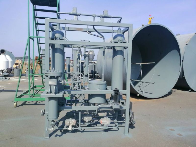 Acetylene cooling dust collector