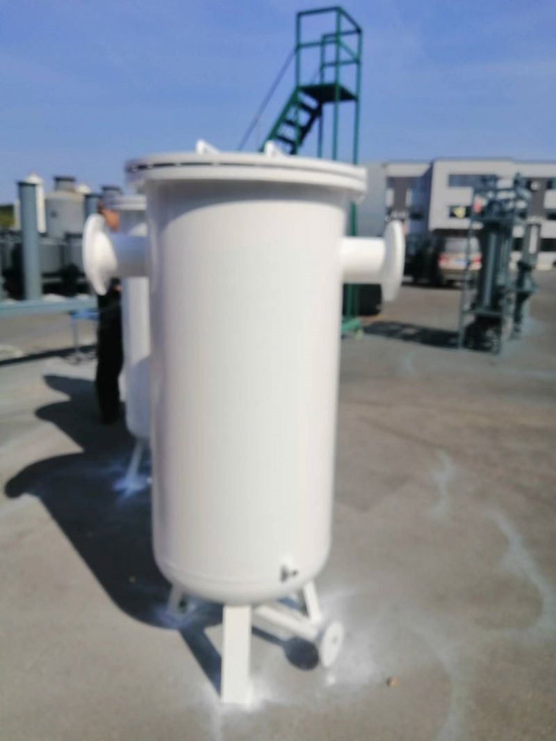 Acetylene cooling dust collector