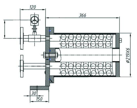 Heat pump system exchanger