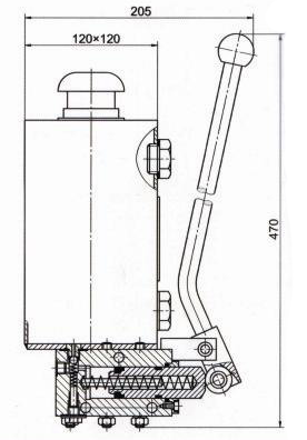 hand refill pump for mechanical seal