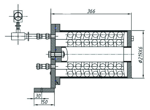 heat exchanger for mechanical seal