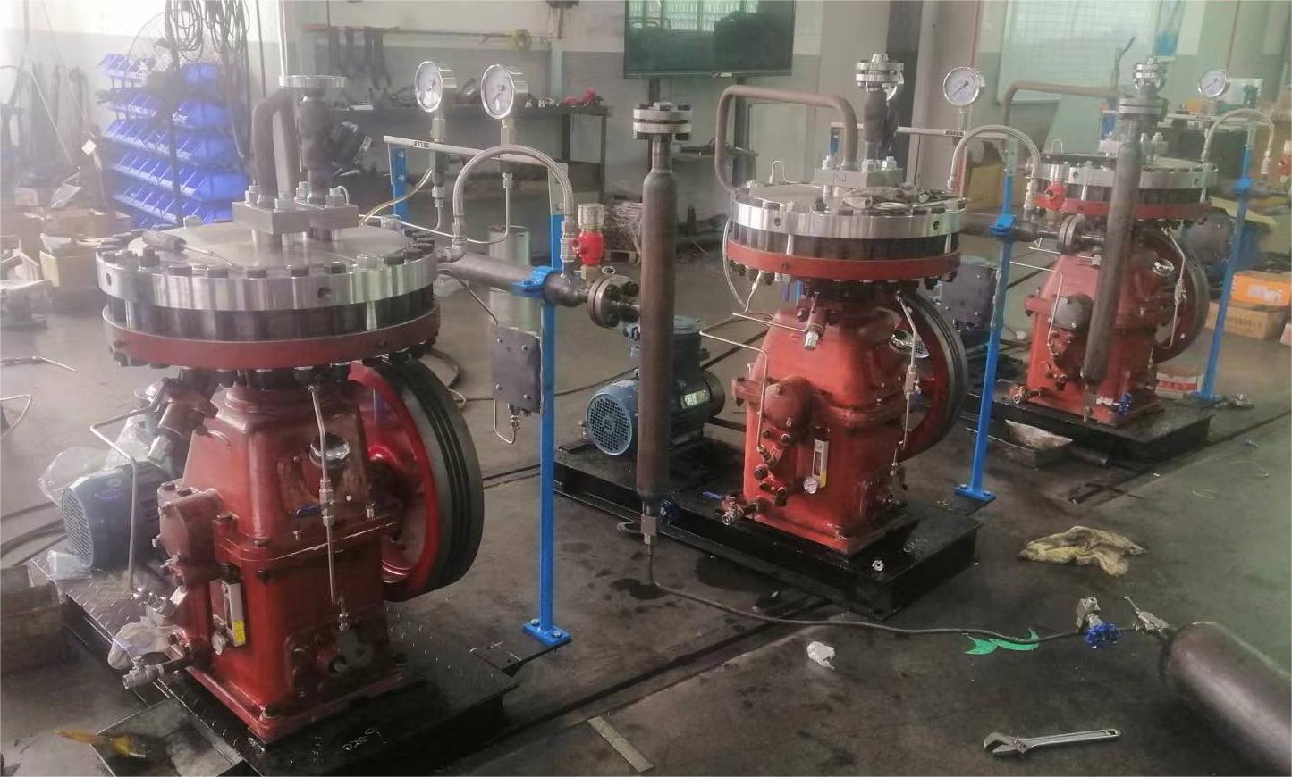 hydrogen diaphragm compressor