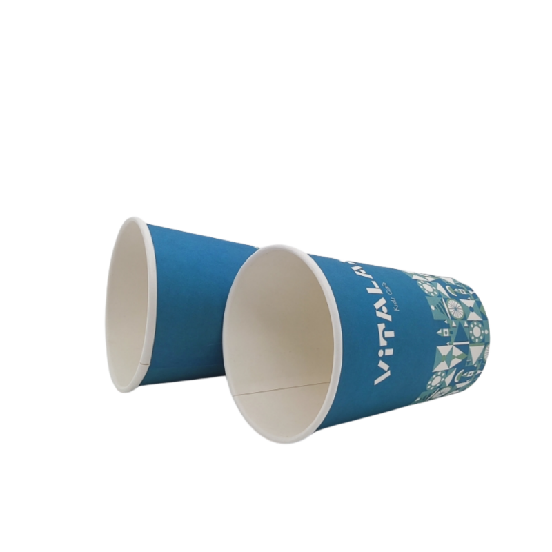 Eco-friendly 12oz single wall paper cup with printing