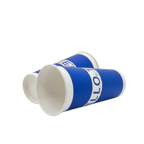 22oz disposable single wall paper cup for milktea