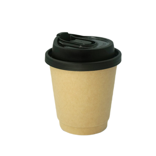 4oz double wall paper cup with lid for hot drinks