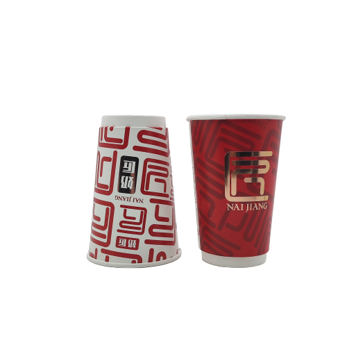 Compostable 16oz double wall paper cup with printing