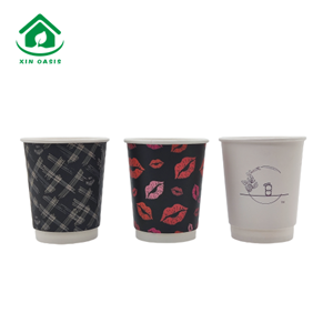 8oz custom printing double wall paper cup