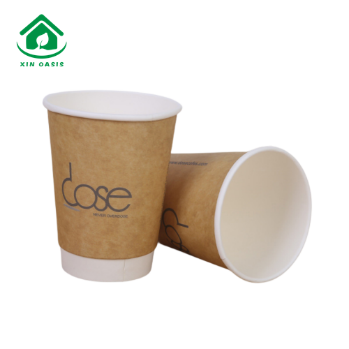 12oz double wall paper cup for hot coffee