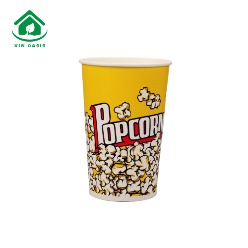 32oz large capacity popcorn paper cup for cinema