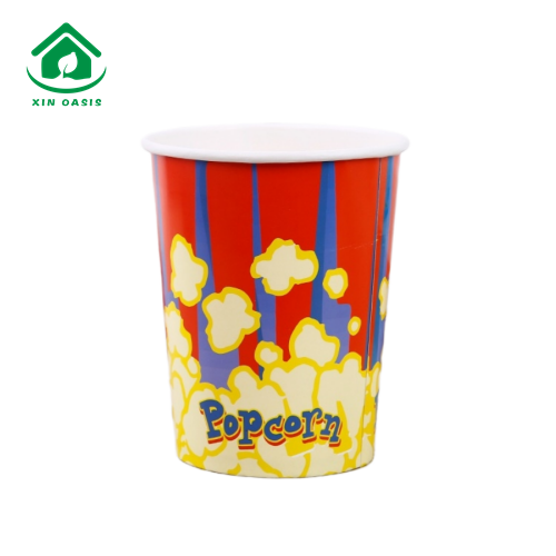 44oz oil proof paper bucket for popcorn