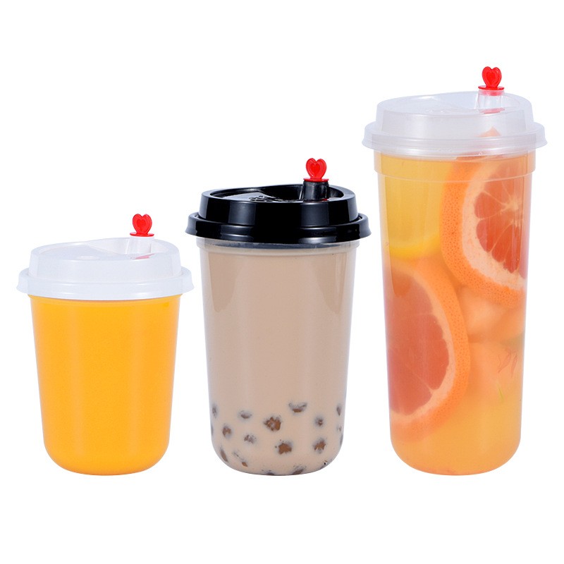 90 diameter custom printing disposable U shape hard PP plastic cup