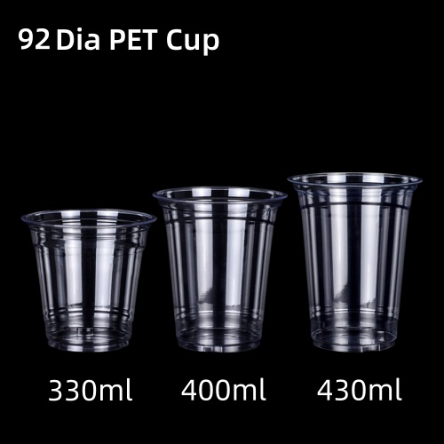 Reusable cold resistance disposbale PET cup