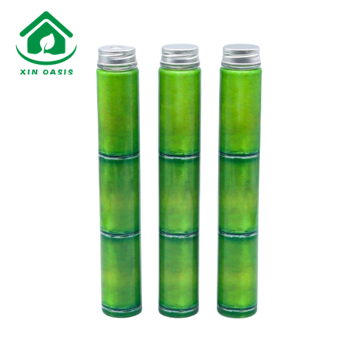 Reusable juice drink pvc film bamboo PET bottle