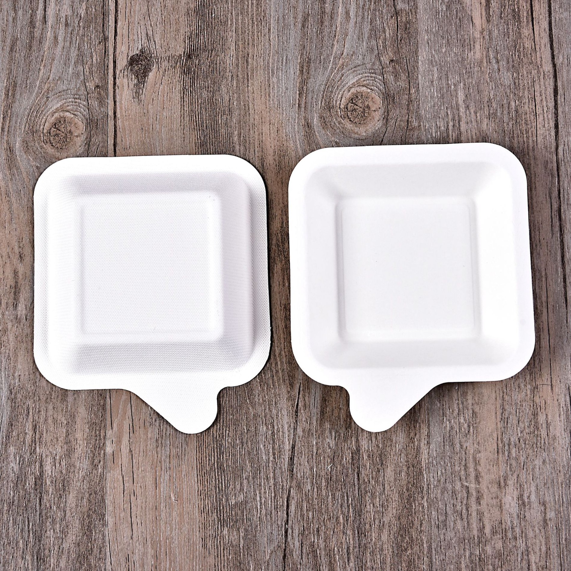 Compostable disposable cake paper tray plate