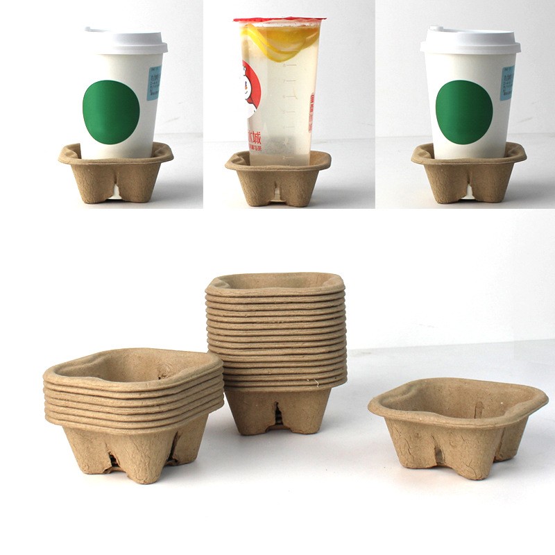 Coffee milktea takeaway packaging paper cup holder