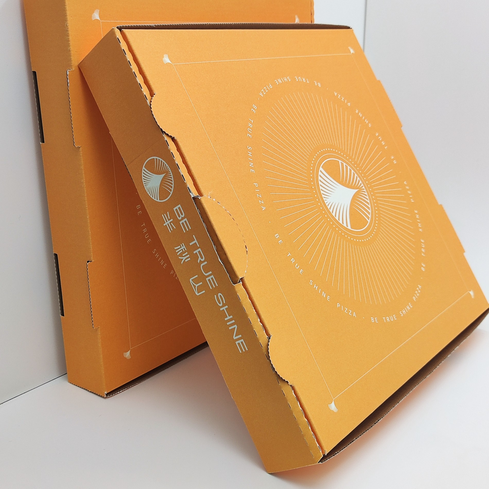 Custom printing food grade foldable 6/9/12/15inch paper pizza box