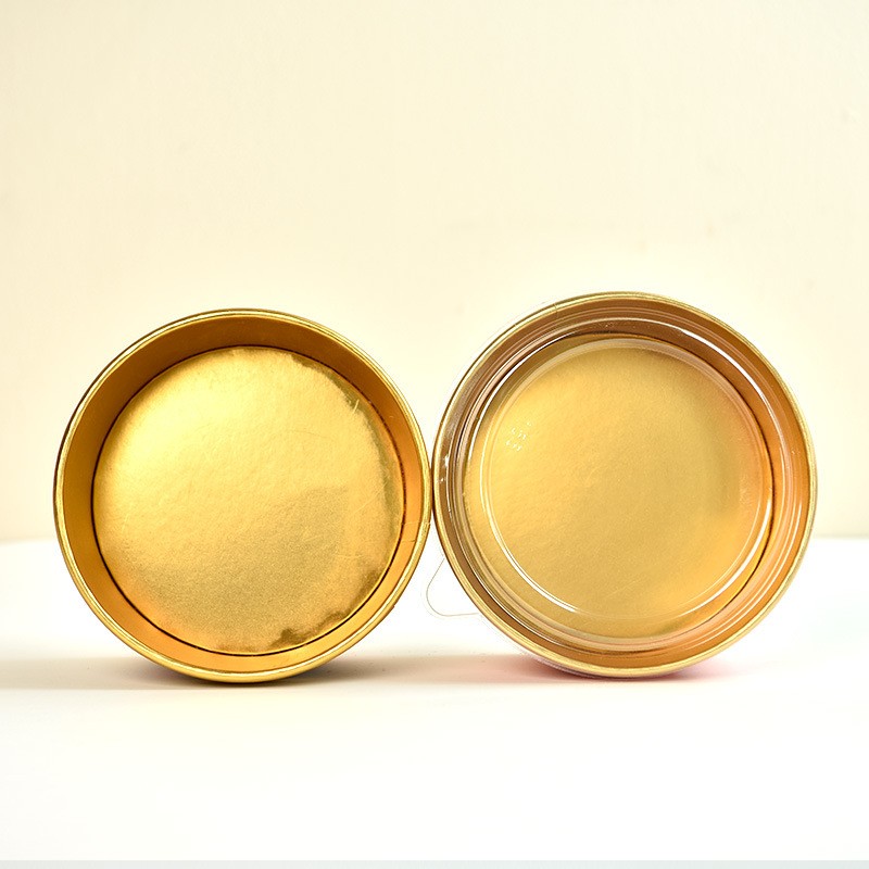 Disposable gold foil bowl packing box with lid