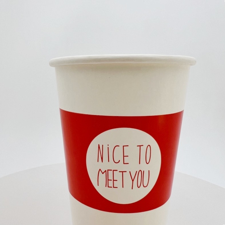 500ml milk tea paper cup printing